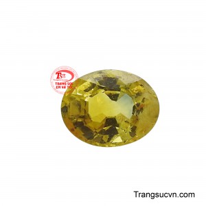 Viên Sapphire vàng phú quý