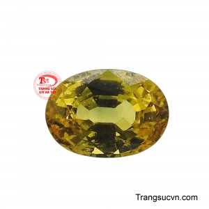 Viên sapphire vàng trong suốt