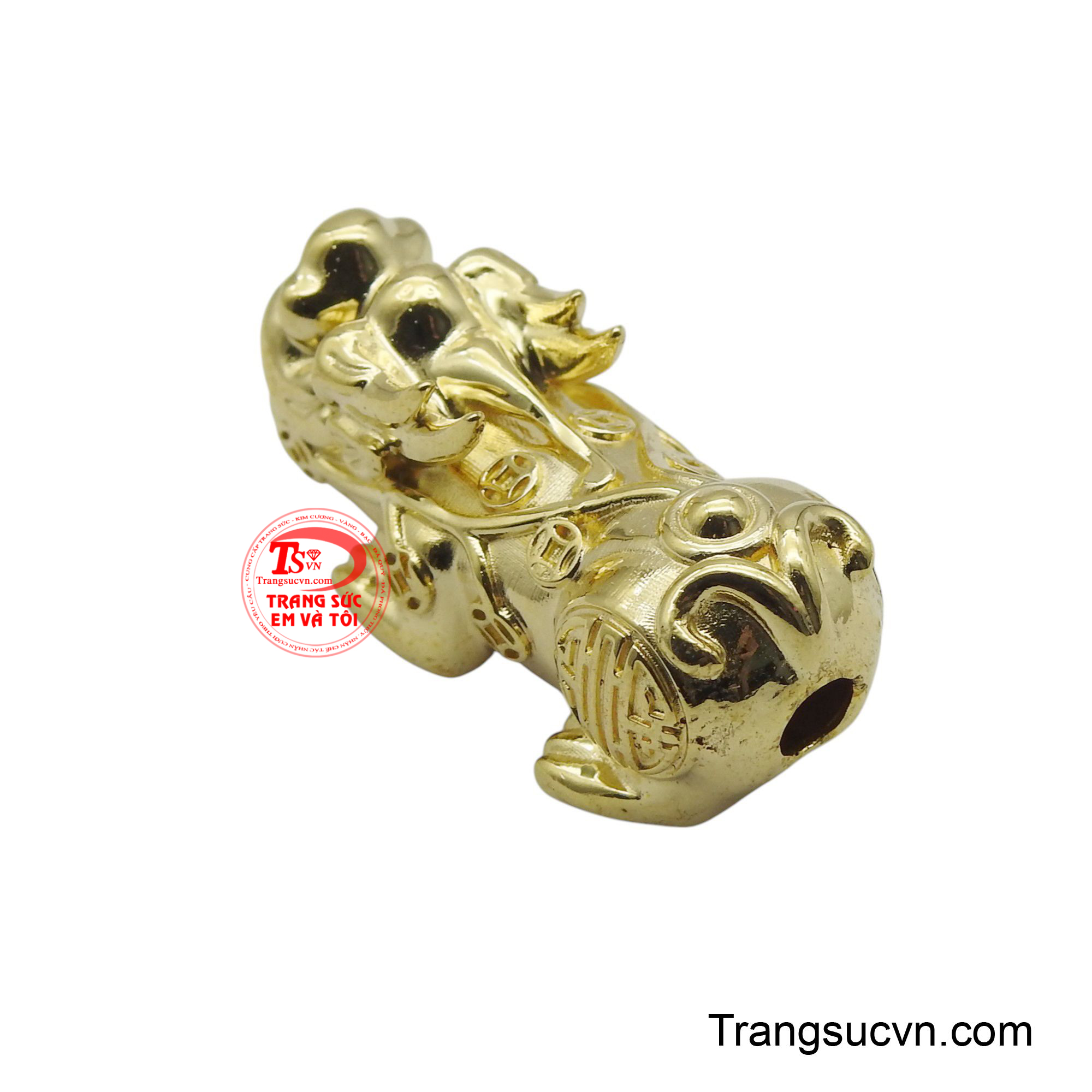 Hình ảnh tỳ hưu được chế tác tinh xảo, thể hiện thần thái uy dũng, miệng há rộng để chiêu tài, và không có hậu môn, ngụ ý chỉ có vào mà không có ra.