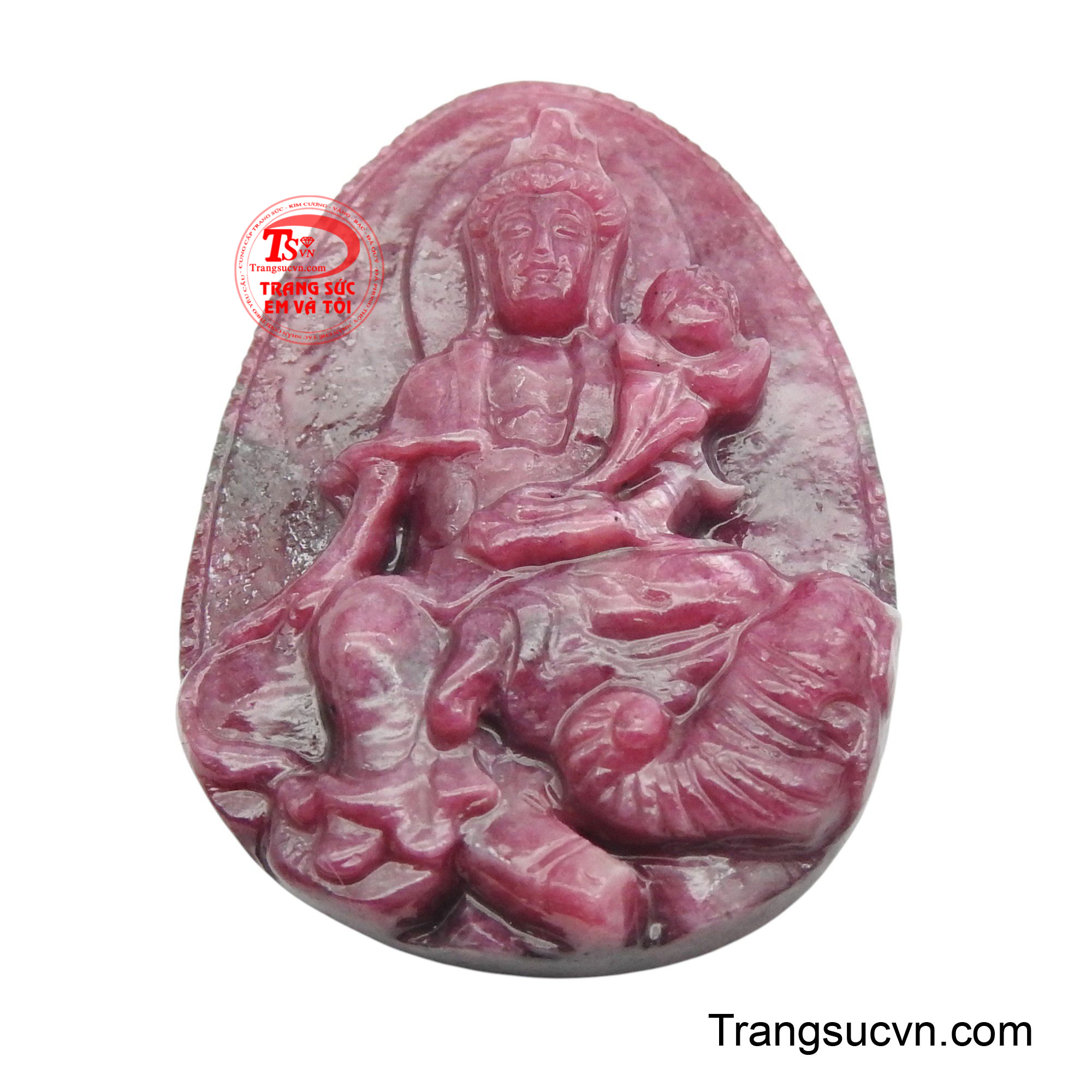 Sắc đỏ rực rỡ của ruby tượng trưng cho sức mạnh, tình yêu và may mắn, đồng thời giúp xua tan những điều không may mắn.
