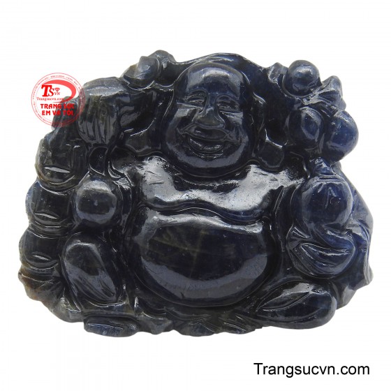 Mặt dây Saphir Di Lặc may mắn