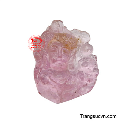 Mặt dây Tourmaline hồng đẹp