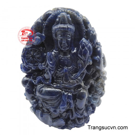 Mặt Quan Âm Bồ Tát Sapphire