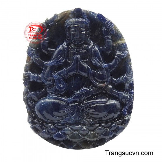 Phật quan âm Thiên Thủ Thiên Nhãn Sapphire đẹp