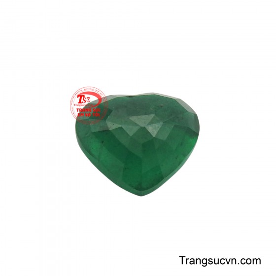 Viên Emerald trái tim yêu thương
