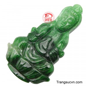 Viên ngọc với sắc xanh tươi mát, cuốn hút tượng trưng cho sự sống và hy vọng.