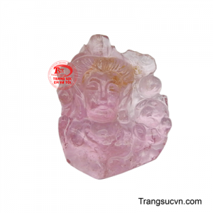 Mặt dây Tourmaline hồng đẹp