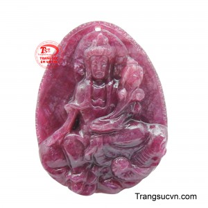 Mặt Phật Ruby thiên nhiên