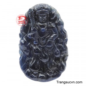 Mặt Sapphire Văn Thù Bồ Tát may mắn