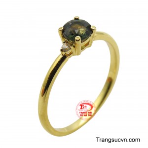 Nhẫn Sapphire vàng 14K