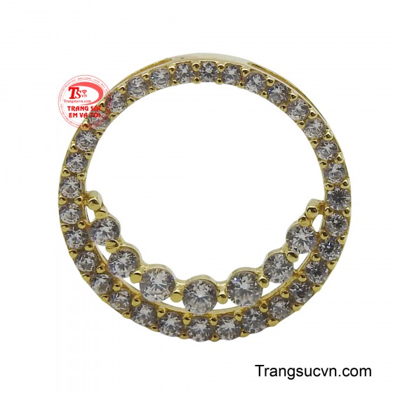 Mặt nữ vàng 18K tinh tế