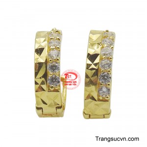Hoa tai nữ vàng 10k nhỏ xinh