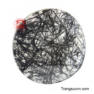 Mặt dây thạch anh tóc đen thiên nhiên