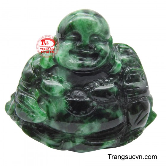 Mặt Phật Di Lặc Jadeit bình an