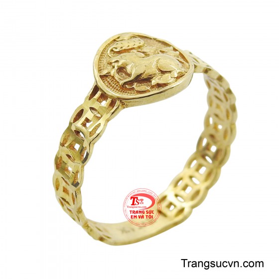 Nhẫn nữ kim tiền tuổi tý