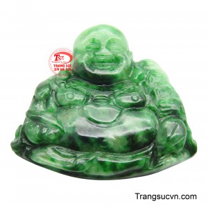 Hình ảnh Phật Di Lặc với khuôn mặt tươi cười, phúc hậu và thân hình đầy đặn, an tọa vững chãi, tượng trưng cho sự hạnh phúc viên mãn và tâm hồn vô tư.