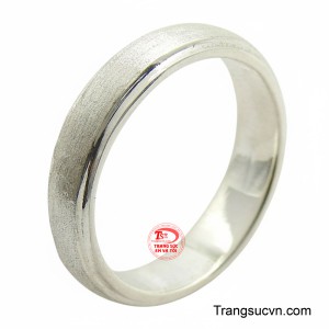 Nhẫn bạc trơn