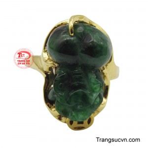 Tỳ Hưu được biết đến là linh vật hút tài lộc và giữ của, mang lại vượng khí cho người đeo.