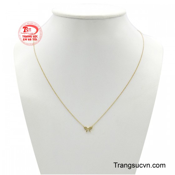 Dây chuyền nữ vàng tây duyên dáng