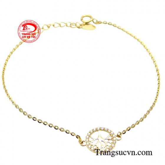 Lắc tay nữ đẹp vàng 10k