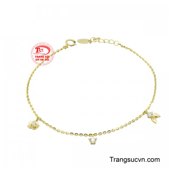 Lắc tay vàng tây kiều diễm