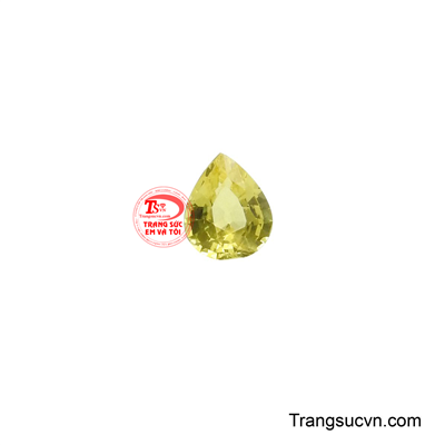 Viên sapphire vàng đẳng cấp