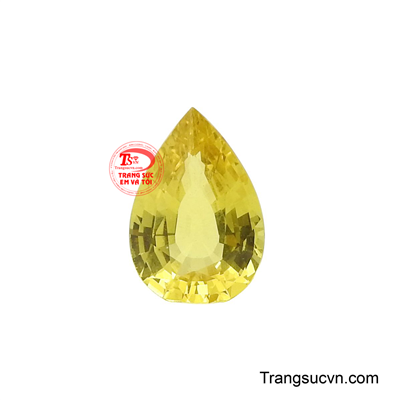 Viên sapphire vàng hoàng kim