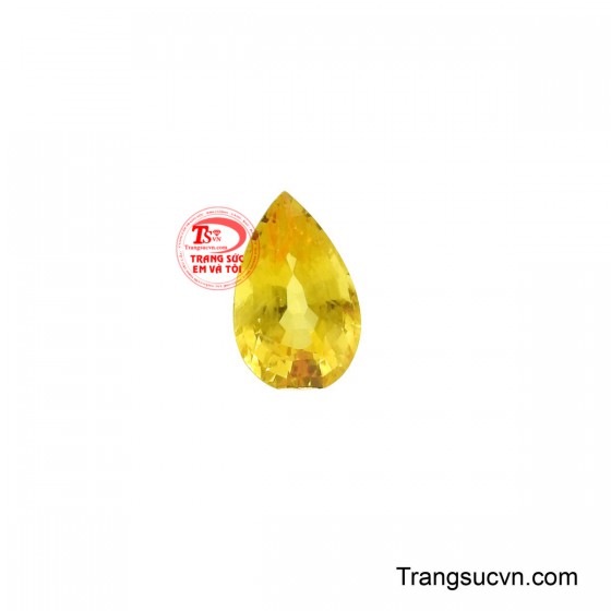 Viên sapphire vàng kiêu sa