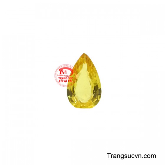 Viên sapphire vàng tỏa sáng