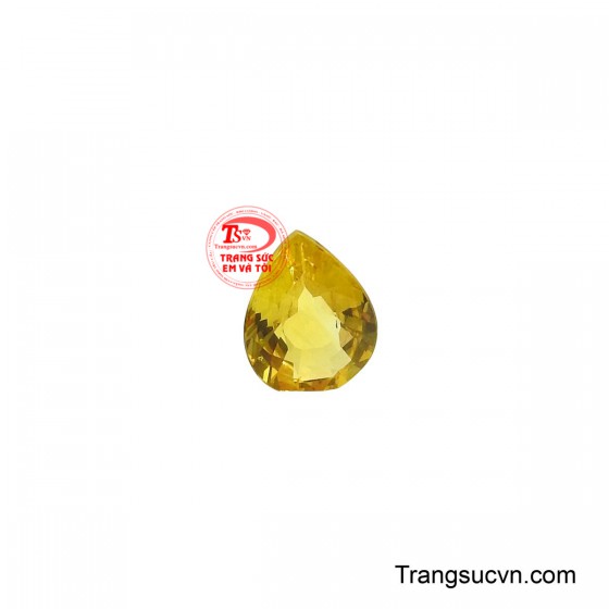Viên sapphire vàng trẻ trung