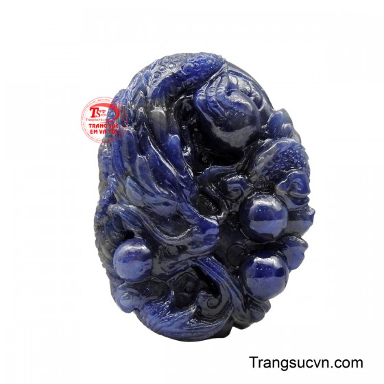 Mặt Dây Sapphire Lam Long Đế Vượng