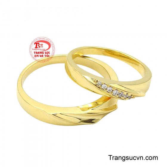 Nhẫn cưới tình yêu thuần khiết