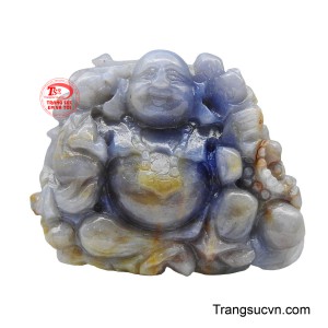 Mặt Di Lặc Lam Kim Phú Cát là một món trang sức chứa đựng năng lượng tích cực mạnh mẽ.