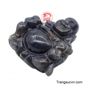 Được chế tác từ đá sapphire xanh lam tự nhiên, viên đá mang sắc xanh sâu và dịu, như khoảng trời lặng để tâm trí tựa vào mỗi khi mệt mỏi.