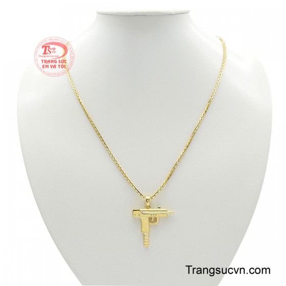 Bộ dây chuyền vàng phong cách