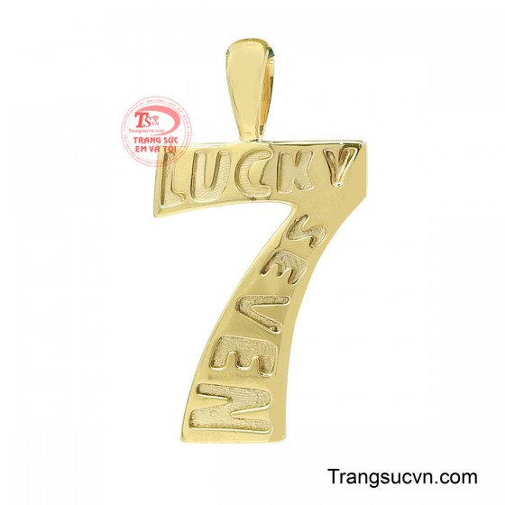 Mặt dây số 7 may mắn
