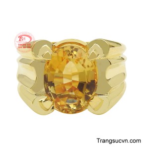 Thiết kế bản lớn mạnh mẽ kết hợp sắc vàng quyền lực tôn lên phong thái tự tin, đĩnh đạc của người đeo. 