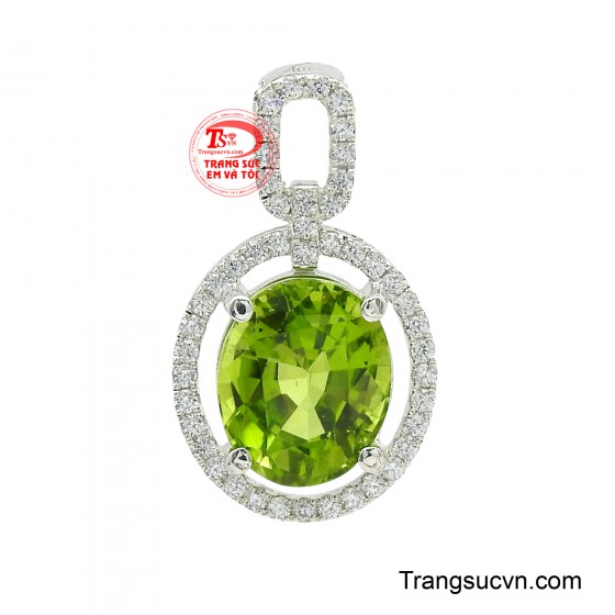 Mặt Dây Chuyền Peridot Hoàng Gia