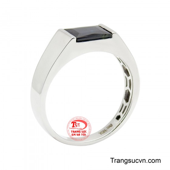 Nhẫn Nam Sapphire Lam Bảo
