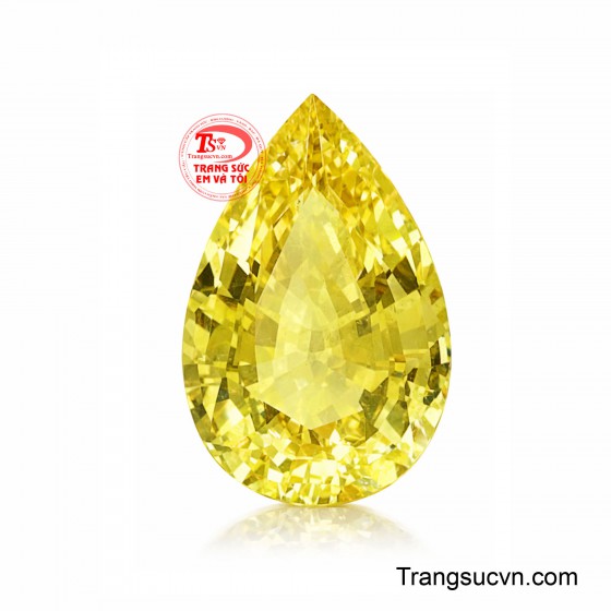 Viên sapphire vàng hoàng kim