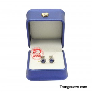 Hoa Tai Bạc Sapphire Kiều Diễm là món trang sức tinh tế tôn vinh vẻ đẹp quý phái và cuốn hút của người phụ nữ hiện đại.