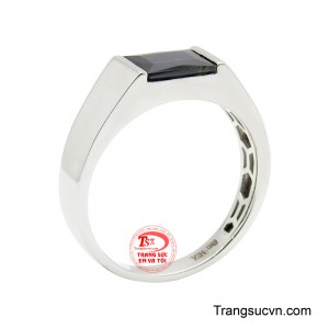 Nhẫn Nam Sapphire Lam Bảo
