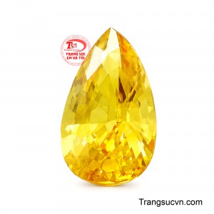Trong phong thủy viên sapphire vàng là biểu tượng của sự giàu sang, thịnh vượng, trí tuệ.
