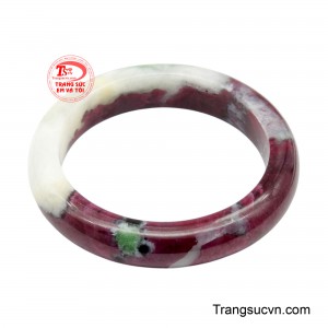 Vòng tay ruby bạch tuyết quang