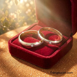 Tổng thể thiết kế toát lên sự thanh lịch, tinh giản nhưng không kém phần đẳng cấp, phù hợp với những cặp đôi yêu thích vẻ đẹp hiện đại, nhẹ nhàng mà vẫn chứa đựng giá trị vĩnh cửu của tình yêu.