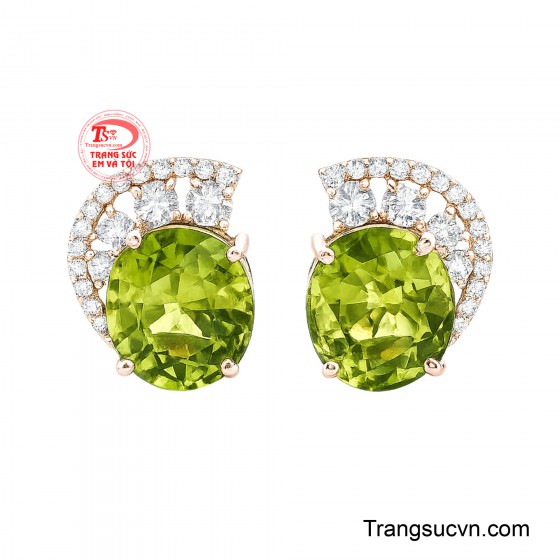 Hoa tai peridot kiêu hãnh