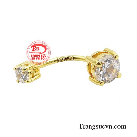 Khuyên rốn vàng thời thượng