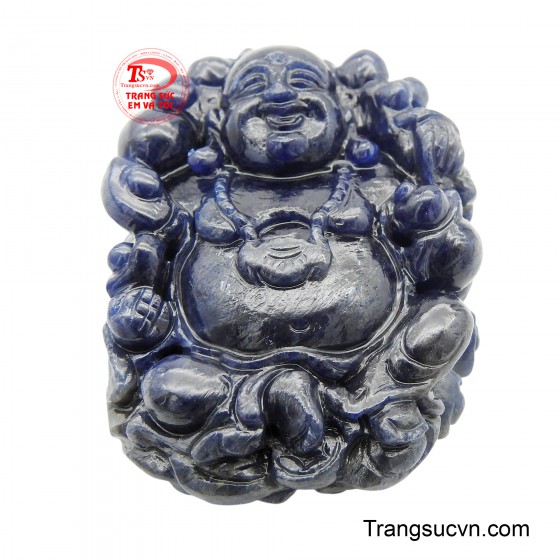 Mặt Sapphire Phật Di Lặc đẹp