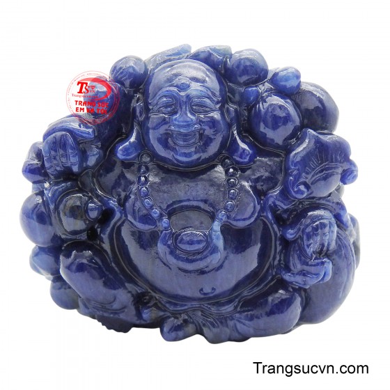 Mặt sapphire Phật Di Lặc thịnh vượng