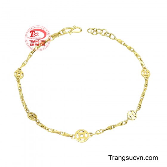 Lắc Tay Kim Tiền Tài Lộc